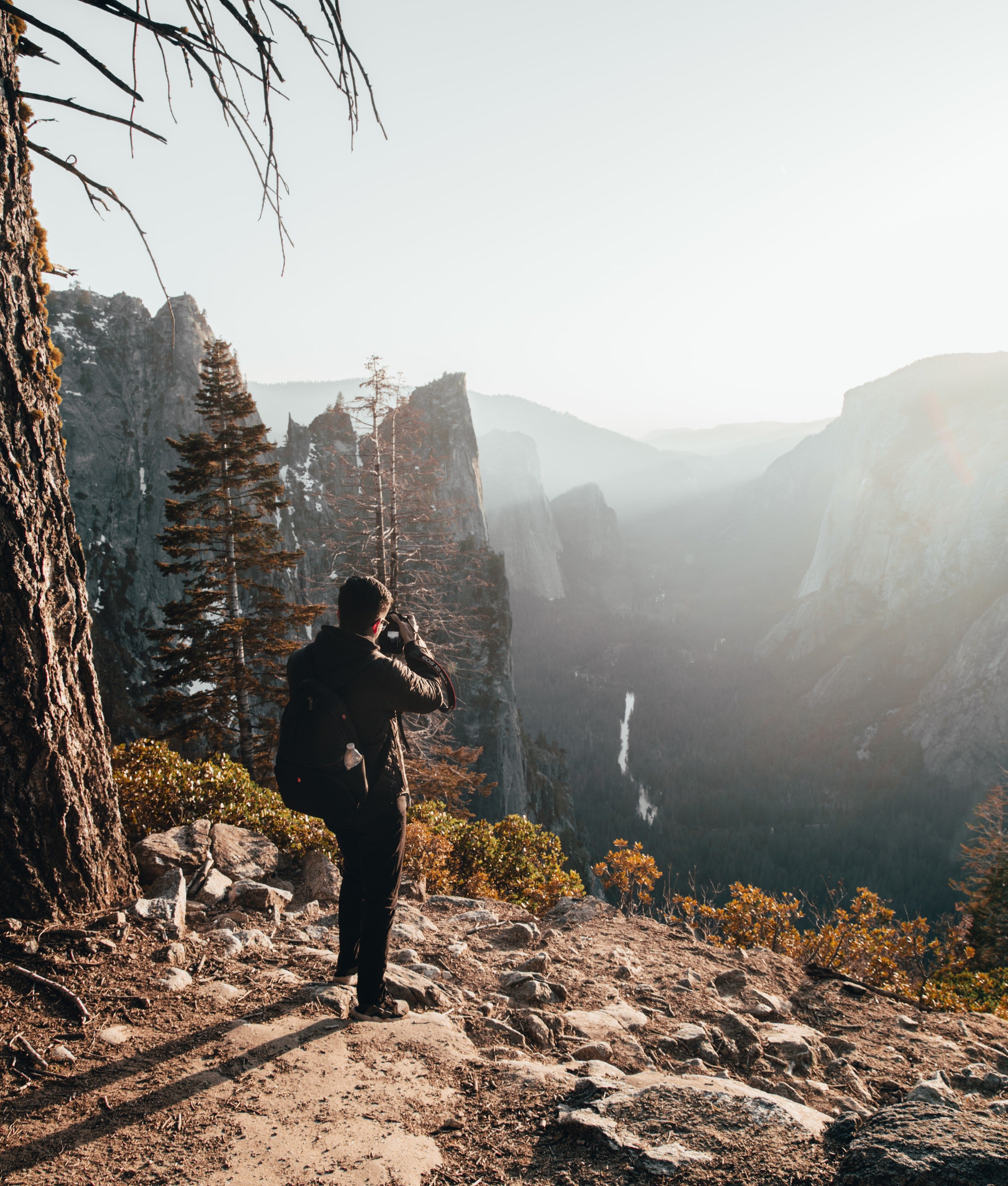 Fotograaf in de bergen – zichtbaarheid in beeld